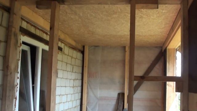 Поставили перегородки под двери в веранду - часть 2 смотреть онлайн