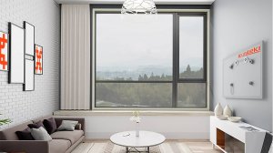 Кронштейн для телевизора или монитора тросовый на стену, фиксированный, UNITEKI FN1906T диа-ль 37-75