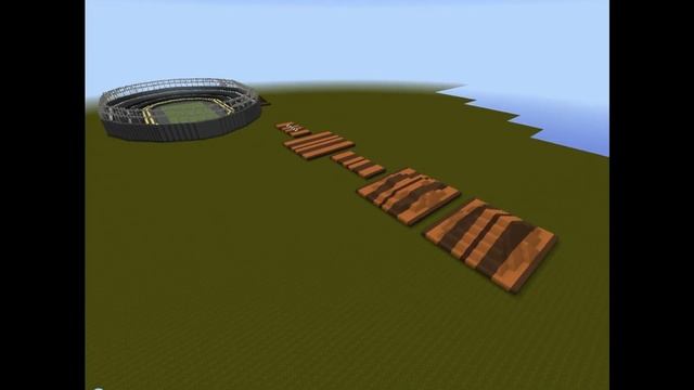 Minecraft Tiny Town VR Race Track Roads смотреть онлайн