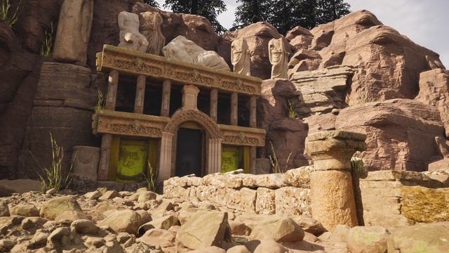 Ancient Temple Unreal Engine 5 : Lumen Lighting смотреть онлайн