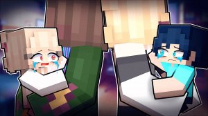 Майнкрафт но Нас бросили при рождении! Я стал богат, а она бедная