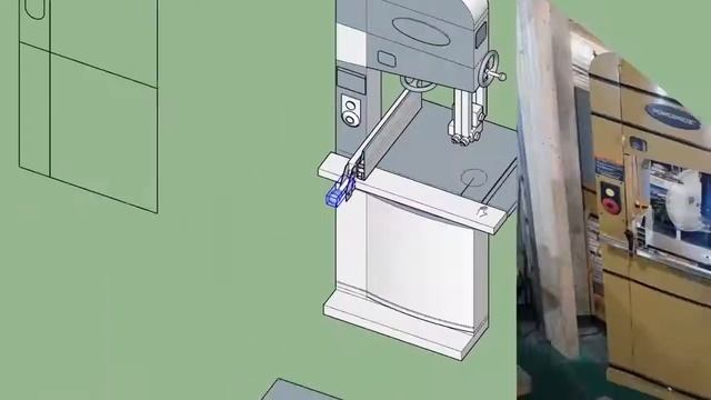How to model a BandSaw with SketchUp. смотреть онлайн