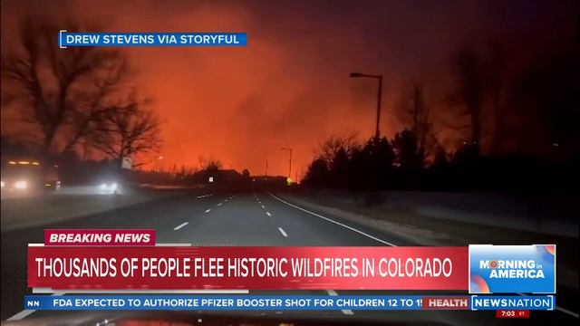 Thousands Flee As Colorado Wildfires Burn Hundreds Of Homes | Morning In America