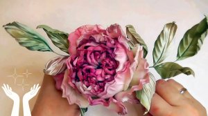 Мастер-класс: Роза Коллет из шёлка - все этапы создания цветка из шёлка