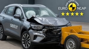 Geely EX5 – первый китайский электрокроссовер с 5 звёздами Euro NCAP ⭐⭐⭐⭐⭐