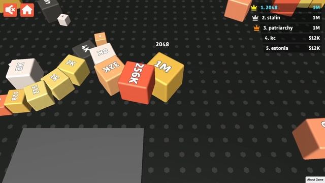 Cube 2048.io Game  🎲 16 Billion 🎲 CUBES SNAKE 2048.io Gameplay