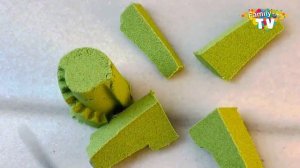 Поделки из кинетического песка ASMR! Играем вместе с детишками