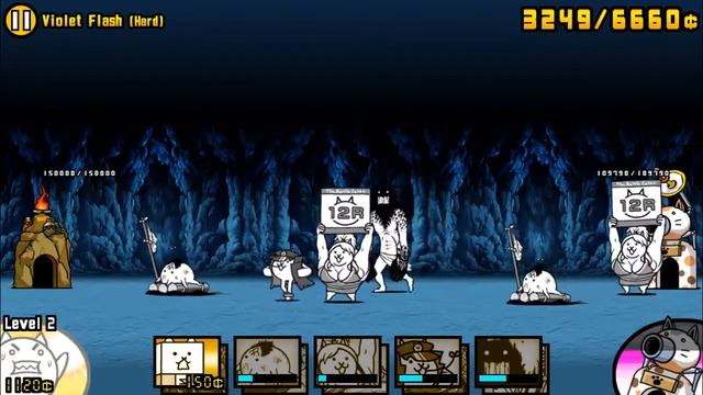 [The Battle Cats] Purple Catfruit Hard (фармим котофрукты) смотреть онлайн