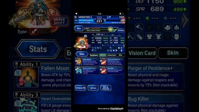 FFBE Dark Vision #20 - Dark Slugworm PERFECT SCORE 4TK | Sakura Tidus Lara Karten Edge Esther смотреть онлайн