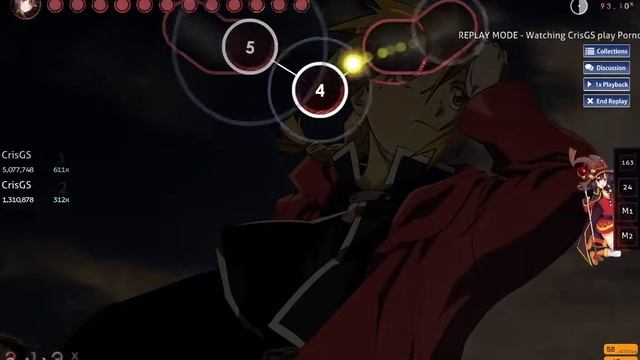 |No Mods| Fullmetal Alchemist [Melissa] (Osu!) (Insane) смотреть онлайн