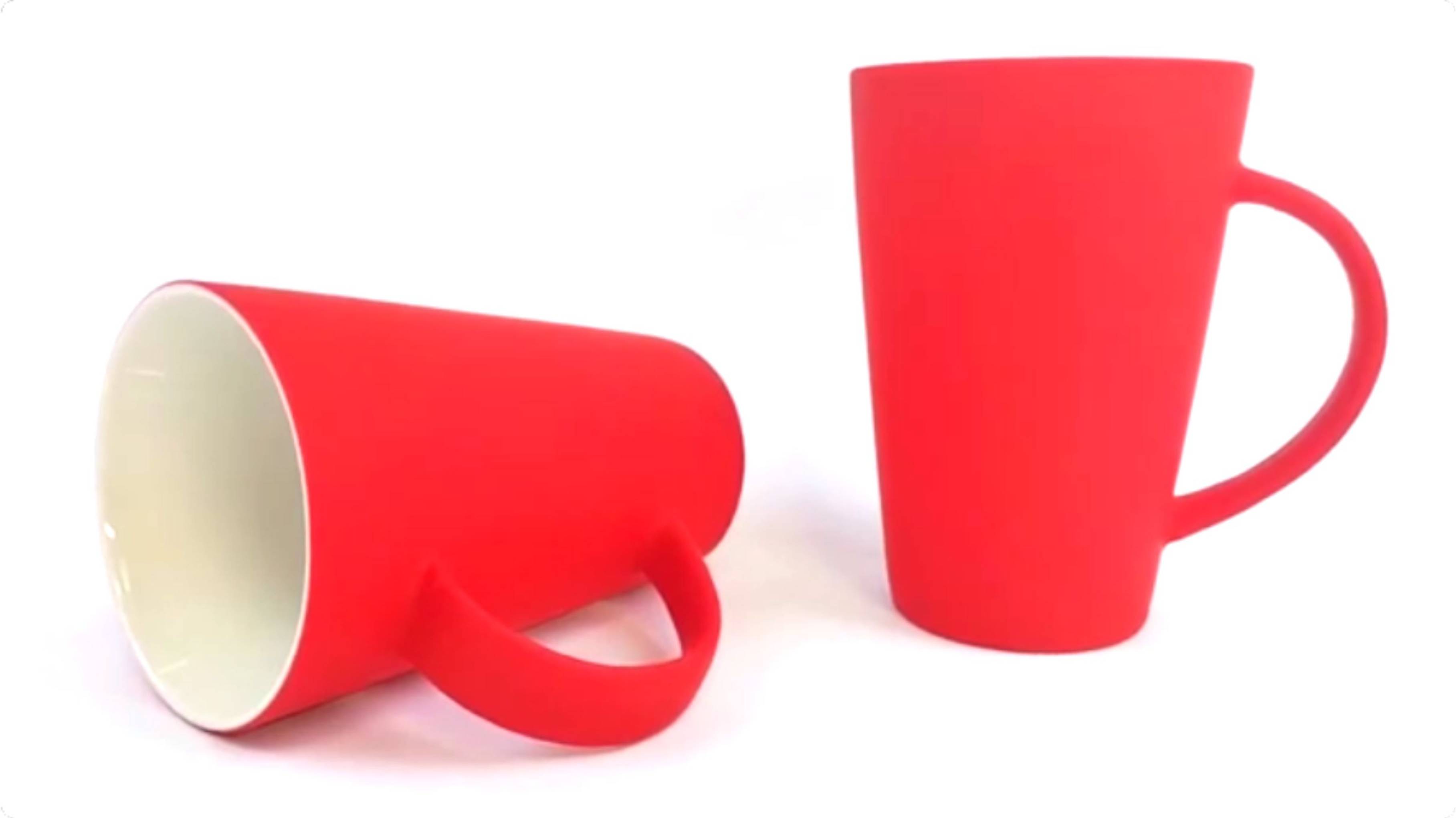 Кружки с прорезиненным покрытием Tioman красные смотреть онлайн