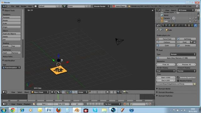 blender 2.6 water tutorial смотреть онлайн