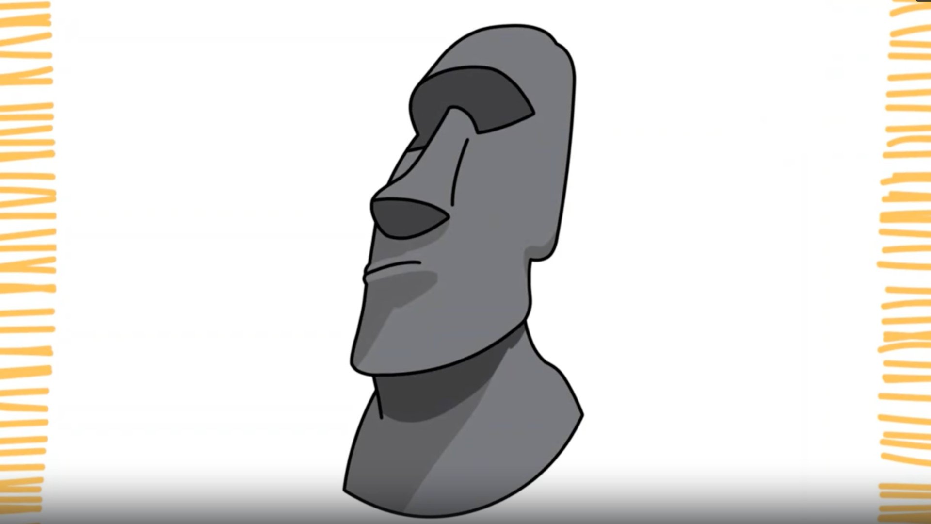 Как нарисовать СТАТУЮ МОАИ и ОБЪЕКТЫ смотреть онлайн