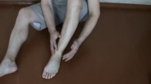 массаж голеностопного сустава