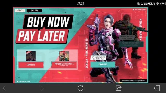 BUY NOW PAY LATER CODM GARENA EVENT - PURCHASING SCYLLA PINK HEARTED AT ONLY 1800CP смотреть онлайн