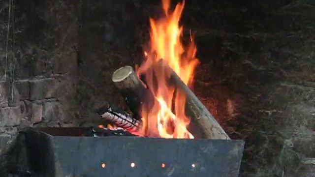 костёр в мангале 002 смотреть онлайн
