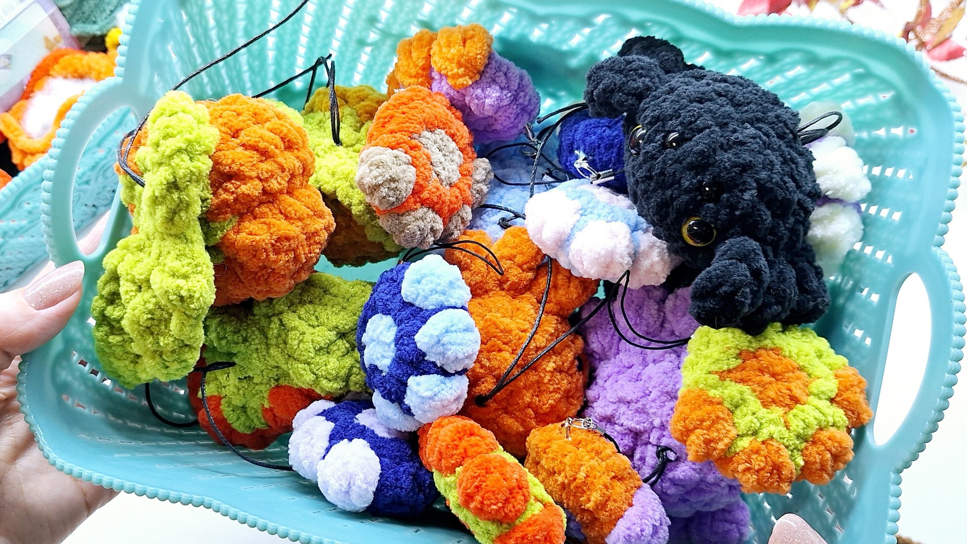 Успеть за час// 3 старта//Кото-лапки Паучки Тыковки// Вяжем брелки// 18 готовых работ смотреть онлайн