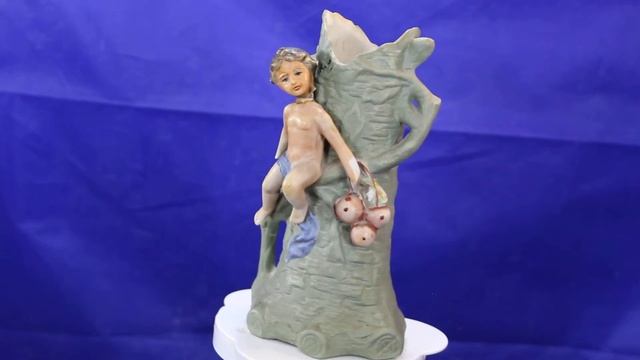 Редкая Статуэтка фарфоровая Карандашница Бричкин Полонное Артель Керамик 1924 1927 смотреть онлайн