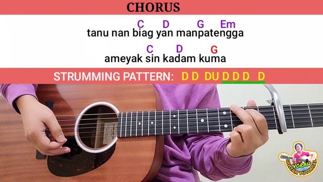 BIAG Kan-kanaey Christian Song||Capo 3rd fret||with lyrics&chords||easy guitar tutorial смотреть онлайн