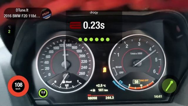 BMW 135d N57 Xdrive STAGE3 100-200 5.6s!! смотреть онлайн