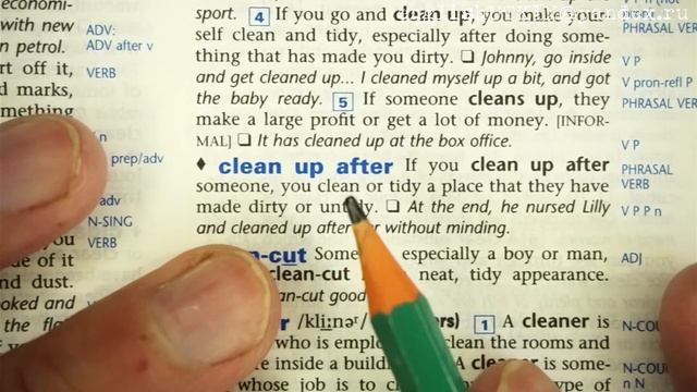 CLEAN UP AFTER-Английский Фразовый ГЛАГОЛ-Phrasal VERBS-разбор значения-ЧТЕНИЕ на Английском смотреть онлайн