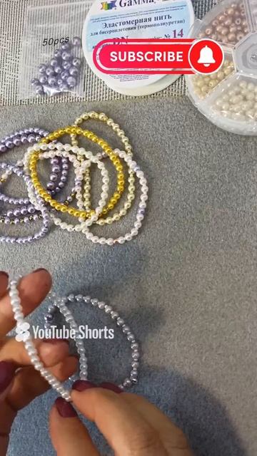 Как спрятать узелок резинки на браслете! @klinova-olga смотреть онлайн