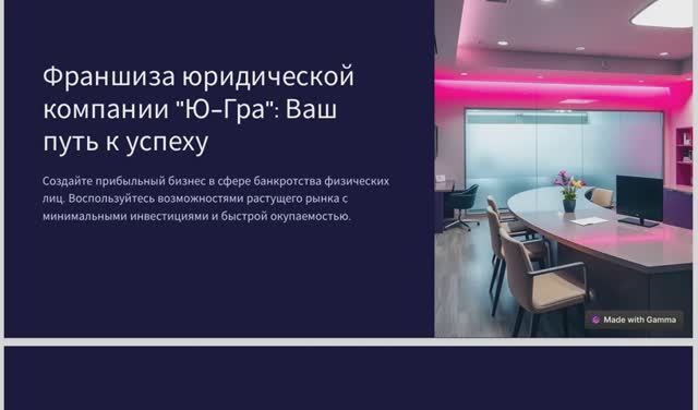 Франшиза в сфере банкротства за 0 рублей.