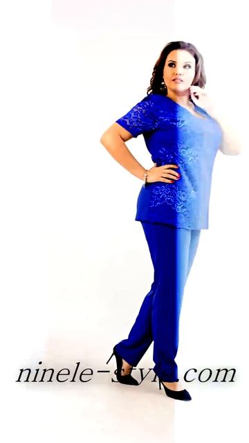 Женский летний костюм от производителя (модель 363-3) Электрик смотреть онлайн