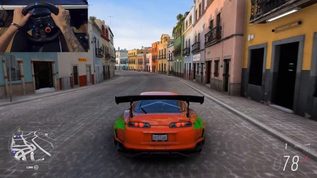 TOYOTA SUPRA RZ - Forza Horizon 5 | Logitech g29 gameplay 4K смотреть онлайн