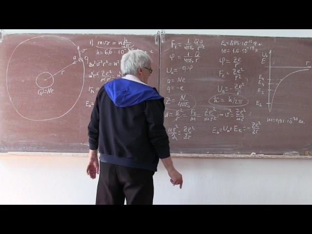 лекция 411 Строение атома по Бору смотреть онлайн
