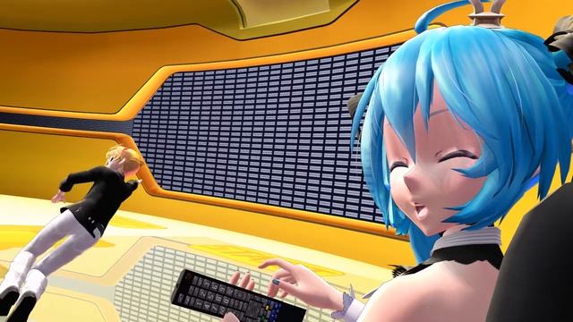 [MMD] Remote Control - Kagamine Len and Hatsune Miku - Спасибо за 1000 подписчиков!!! смотреть онлайн