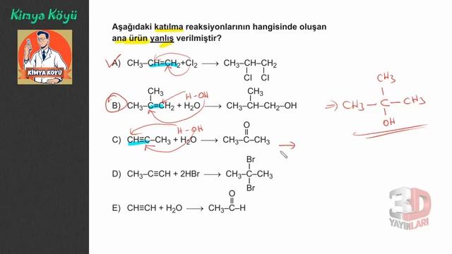AYT Organik Kimya Soru Bankası Bölüm 02 Test 26 смотреть онлайн