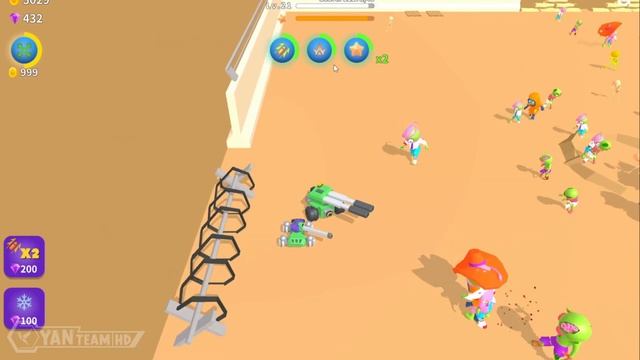 TANK VS ZOMBIES - Gameplay Part 3 Tutorials beat Zombies (Android,iOS) смотреть онлайн