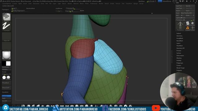 Stylized Girl | Part 1 | Game Character | Base Mesh | Zbrush | Timelapse смотреть онлайн