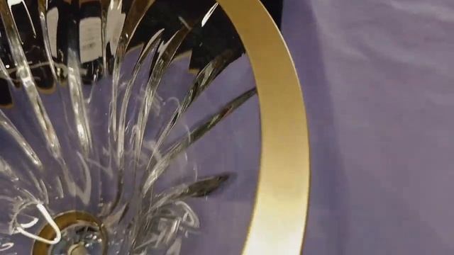 Конфетница 22,5 см н/н AS Crystal Bohemia "Flame /Матовое золото" AS Crystal / 331225 смотреть онлайн