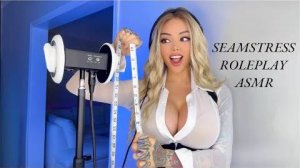 Iamasiadoll ASMR🍒 Flirty Seamstress Measures All Your Limbs 📏