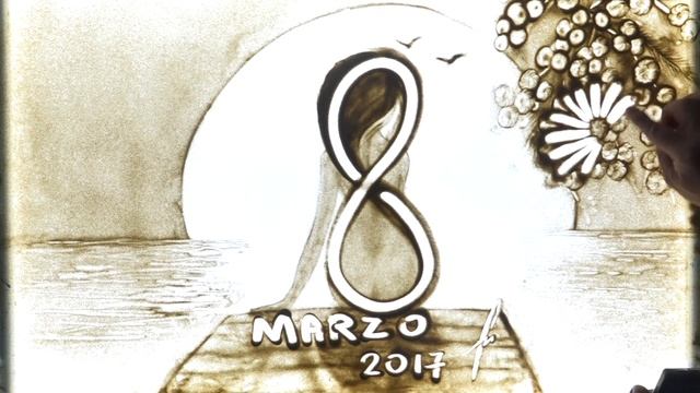 sand art by Fatmir Mura-Women's day смотреть онлайн