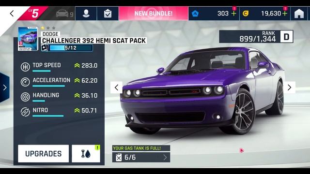 Asphalt 9; Challenger 392 Hemi Scat Pack смотреть онлайн