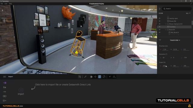 0003. translate , rotate , scale , pivot in objects in twinmotion смотреть онлайн