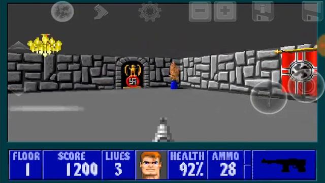 Wolfenstien 3D Touch(Android)Full Walktrough Of Floor 1 Escape From Castle Wolfenstien смотреть онлайн