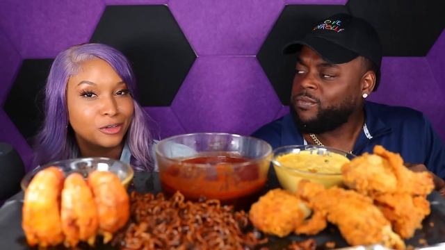 SPICY TRUTH OR DIP MEGA PRAWNS MUKBANG CHALLENGE NOODLES & JOLLIBEE | QUEEN BEAST & BEAST FEAST смотреть онлайн