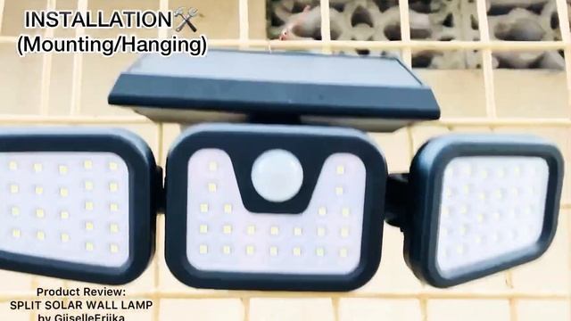 SPLIT SOLAR WALL LAMP for Brownout 💡 || TIPID SA KURYENTE. смотреть онлайн