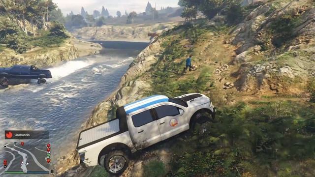 La MEJOR RUTA OFF ROAD EN 4X4! | Luchando Contra Los Ríos! | GTA V Con amigos смотреть онлайн
