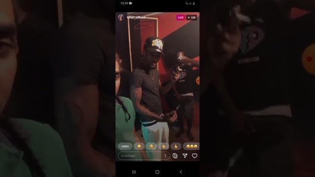 Tafari and Toppy boss vybin in studio | live instagram смотреть онлайн