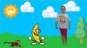 Песня Я - банан. Веселое видео для детей.