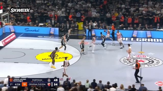 Partizan Vs Etoile Rouge - Extended Highlights - EuroLeague J05