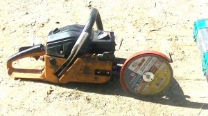 Бензорез из бензопилы. Чем резать МЕТАЛЛ если нет электричества?