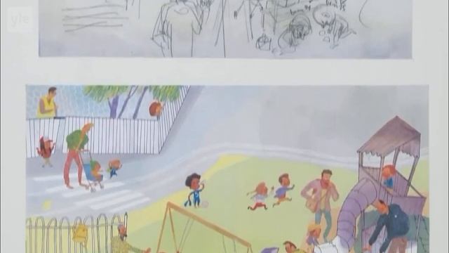 TV-Nytt om utställningen Barnboksillustrationer med Jenny Lucander och Lena Frölander-Ulf смотреть онлайн