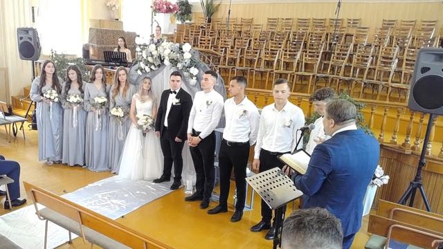 Вінчання Маріуса Матфея та Христини (Цьонь), Квітова, 19 смотреть онлайн