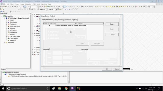 HFSS optimetrics optimization смотреть онлайн